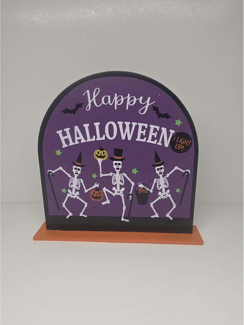 Happy Halloween 8” Light Up Halloween Decor